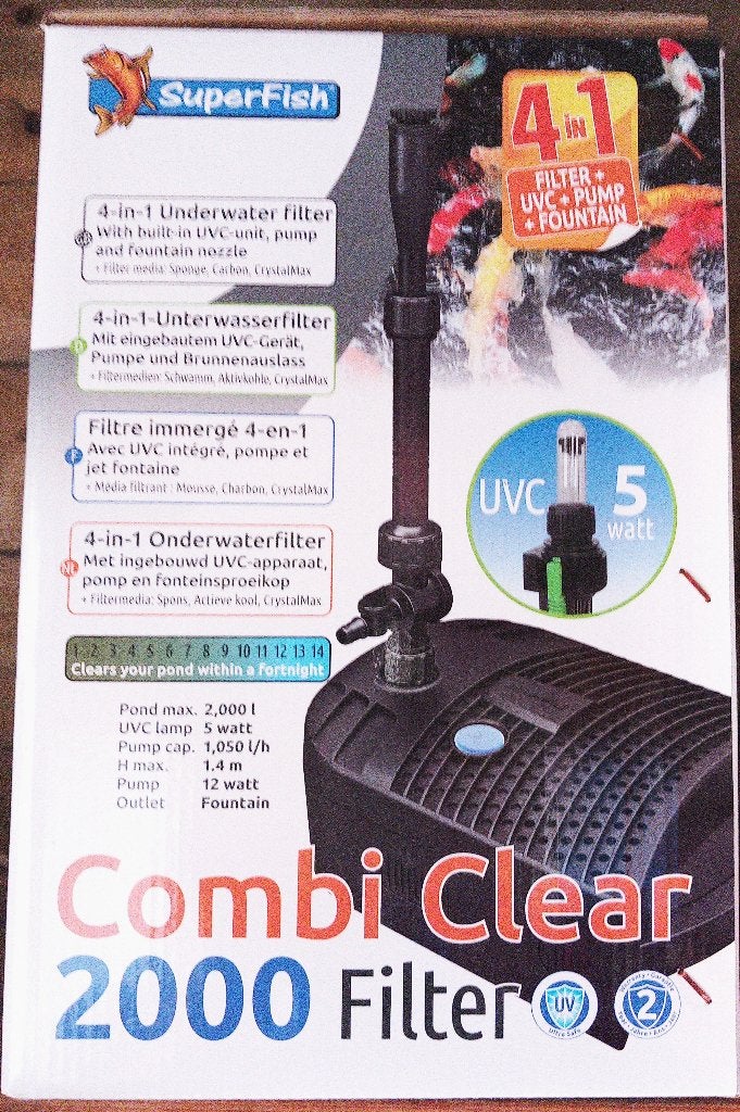 Combi Clear 2000 vijverpomp met filter, Ophalen of Verzenden, Nieuw, Vijverpomp
