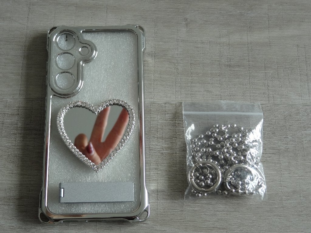 NIEUW! Telefoonhoes Samsung Galaxy S25 Spiegelhart Incl. Koo, Ophalen of Verzenden, Nieuw, Overige modellen