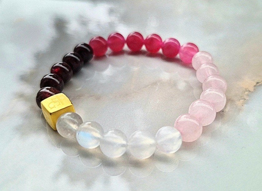 Multicolor edelstenen kralen armband, Sieraden, Tassen en Uiterlijk, Verzenden, Nieuw