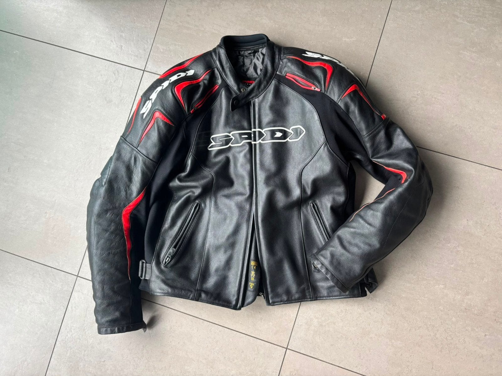 Spidi Leren Motorjas Maat 56 - Zo goed als nieuw!, Motoren, Kleding | Motorkleding, Heren, Jas | leer, Ophalen of Verzenden, Spidi