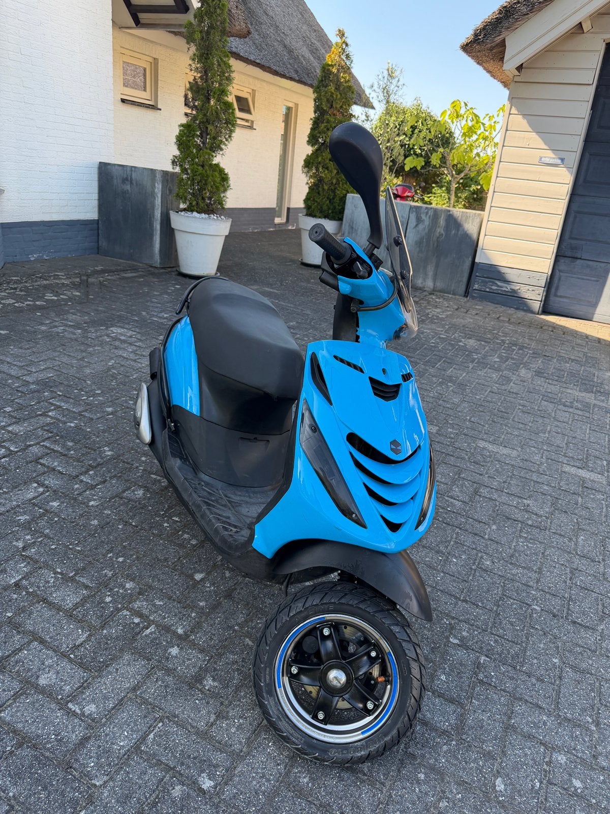 Piaggio Zip 70cc Brom 2016, Ophalen, Tweetakt, Maximaal 45 km/u, Zo goed als nieuw