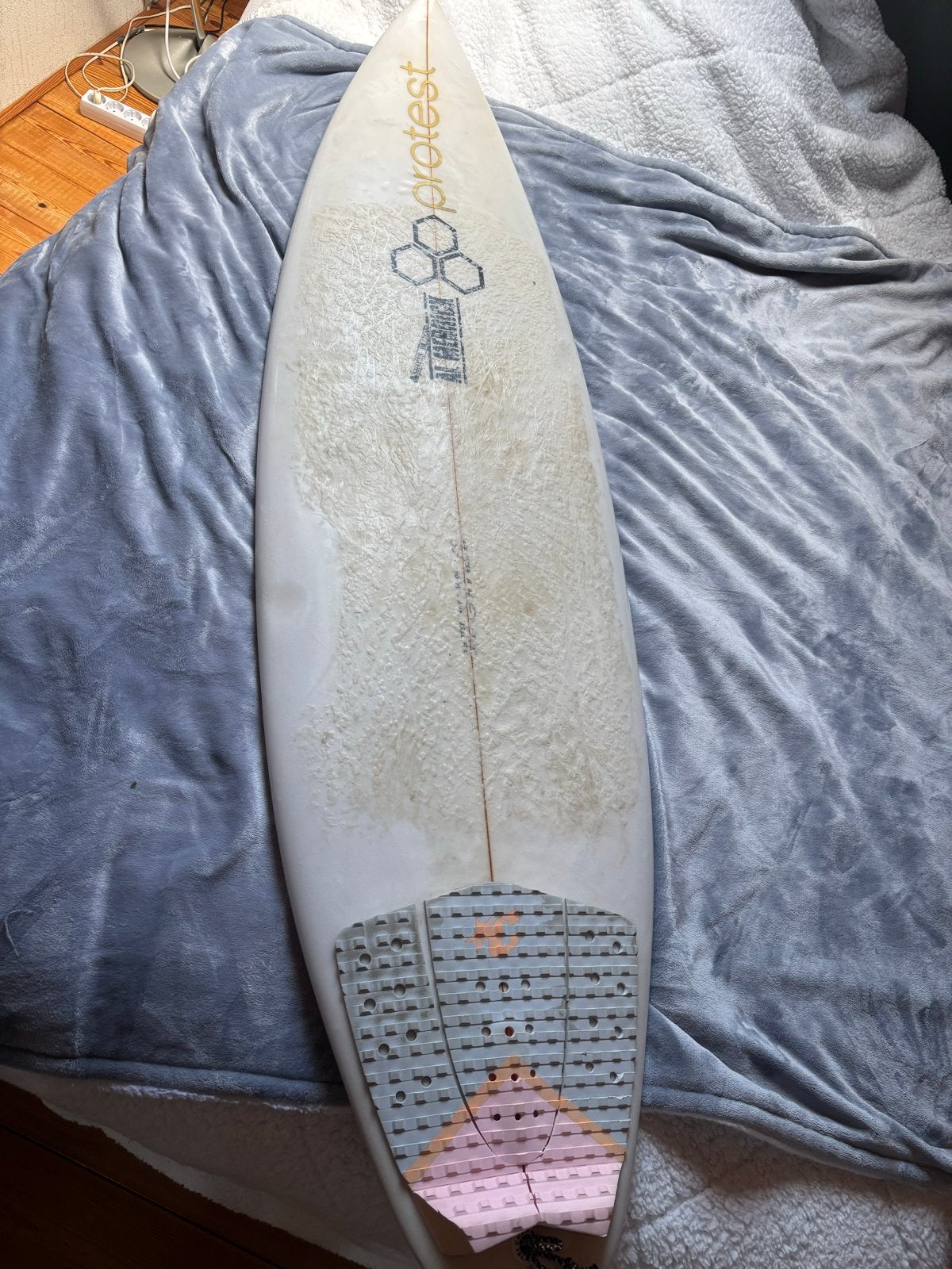 Al Merrick 5’9 25,6L competition shortboard golfsurfboard, Ophalen of Verzenden, Gebruikt