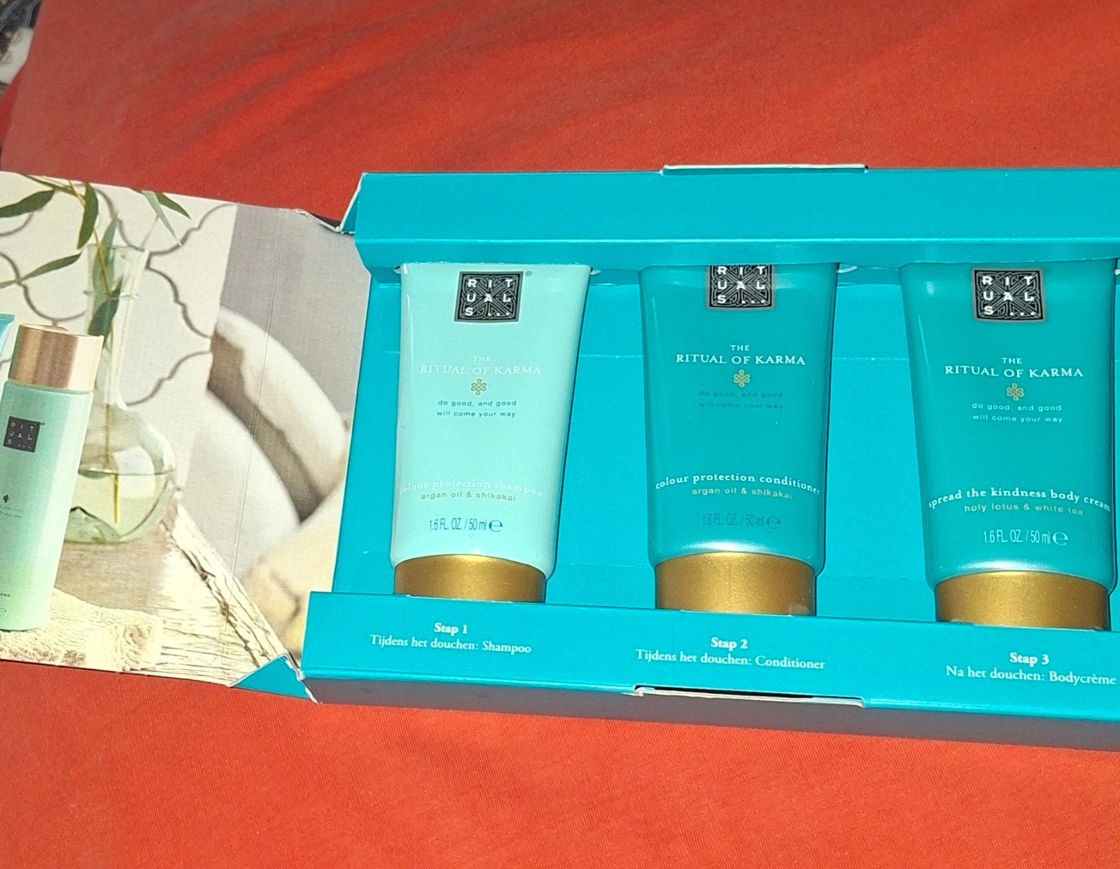 Rituals  Karma Mini Set (Shampoo, Conditioner, B, Sieraden, Tassen en Uiterlijk, Uiterlijk | Lichaamsverzorging, Ophalen of Verzenden