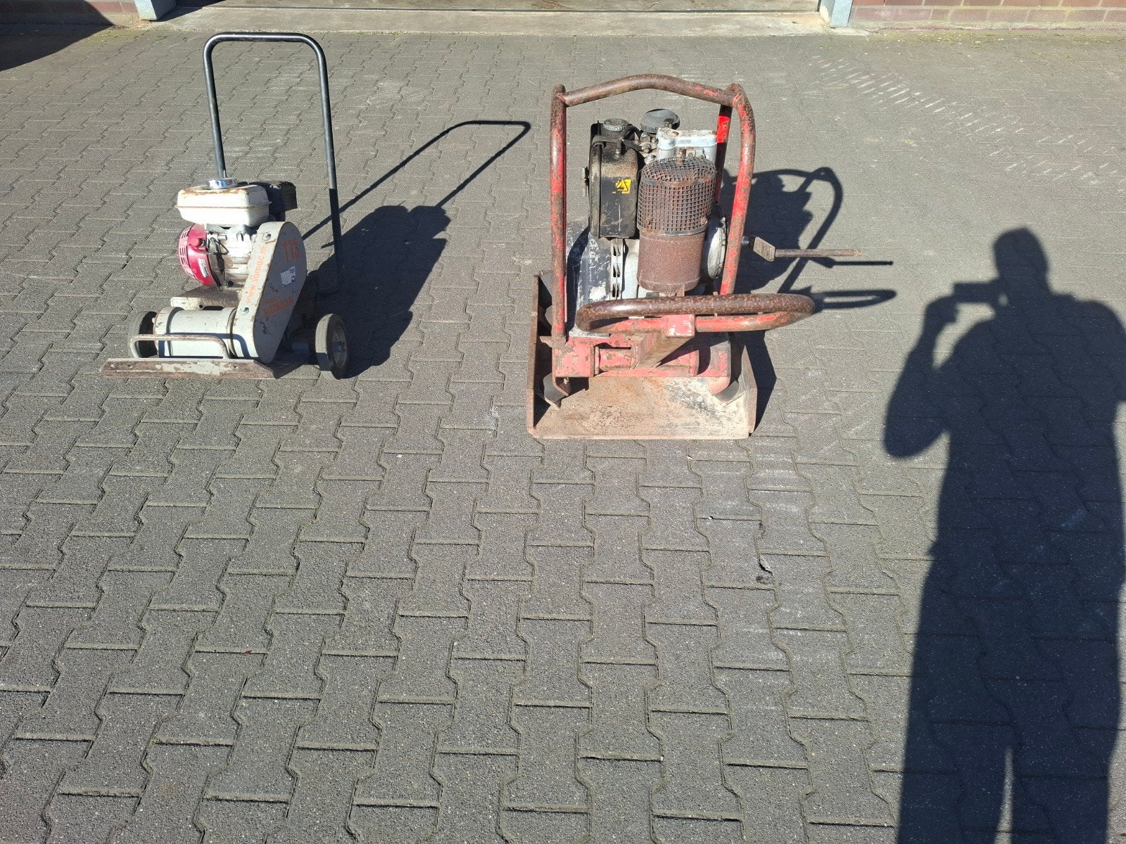 Trilplaat wacker hatz revo samac, Tuin en Terras, Ophalen of Verzenden