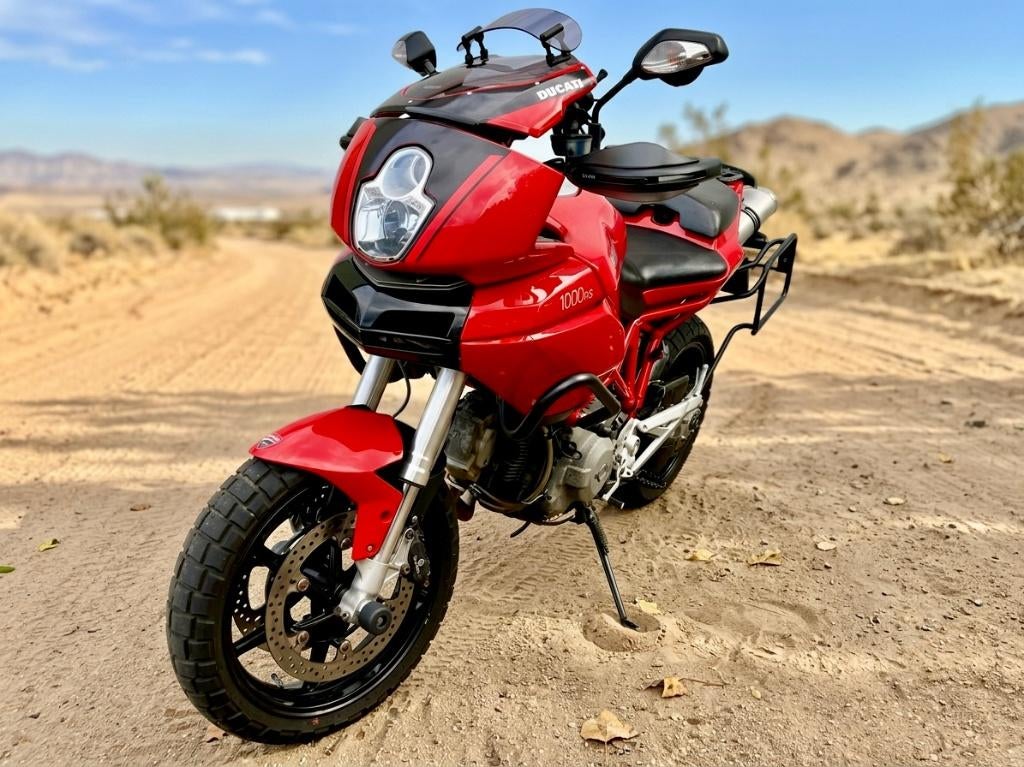 Wordt de Multistrada mét enduro looks jouw volgende Ducati?, Motoren, 2 cilinders, Sportuitlaat, Motorrijbewijs A, Gebruikt