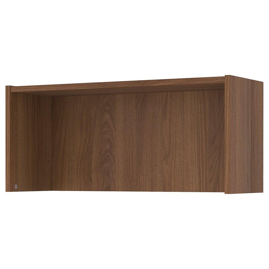 GEZOCHT-Opzetstuk Ikea Billy Boekenkast Bruin Walnootpatroon, Ophalen, Zo goed als nieuw, 25 tot 50 cm, Minder dan 150 cm