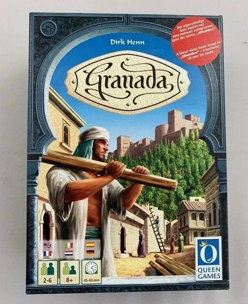 Granada Queen Games bordspel Duits compleet familiespel, Verzenden, Een of twee spelers, Zo goed als nieuw, Noidea@gmail.com