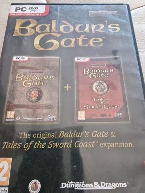 Baldur's Gate & Tales of the Sword Coast PC DVD, Gebruikt, 1 speler, Ophalen of Verzenden, Role Playing Game (Rpg)