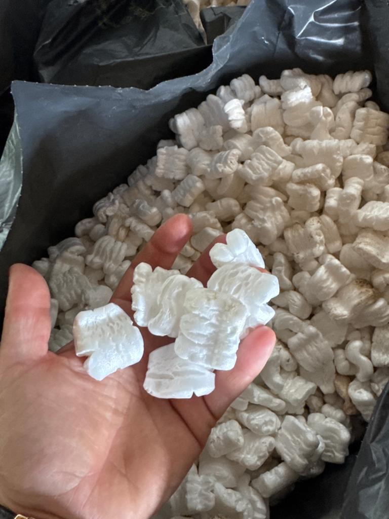 Gratis +/- 7 m3 Drowa chips, Gebruikt, 15 m² of meer, Vloerisolatie, Piepschuim (Tempex)
