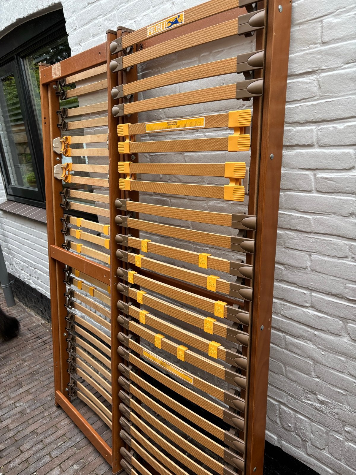 2x Probed lattenbodem 70x200cm, Huis en Inrichting, Slaapkamer | Matrassen en Bedbodems, Ophalen, Gebruikt, Bedbodem, 200 cm