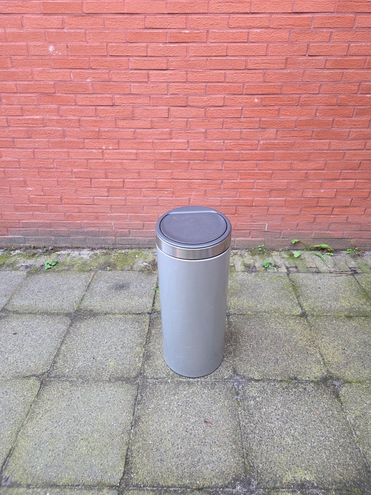 Brabantia prullenbak 30L touch bin, 40 liter of meer, Ophalen of Verzenden, Rvs