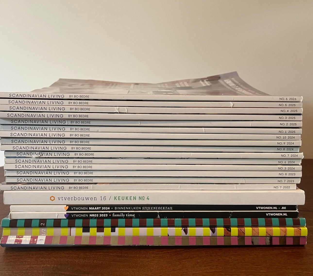 Woon tijdschriften- Scandinavian living, VT wonen, residence, Boeken, Tijdschriften en Kranten, Ophalen of Verzenden, Gelezen
