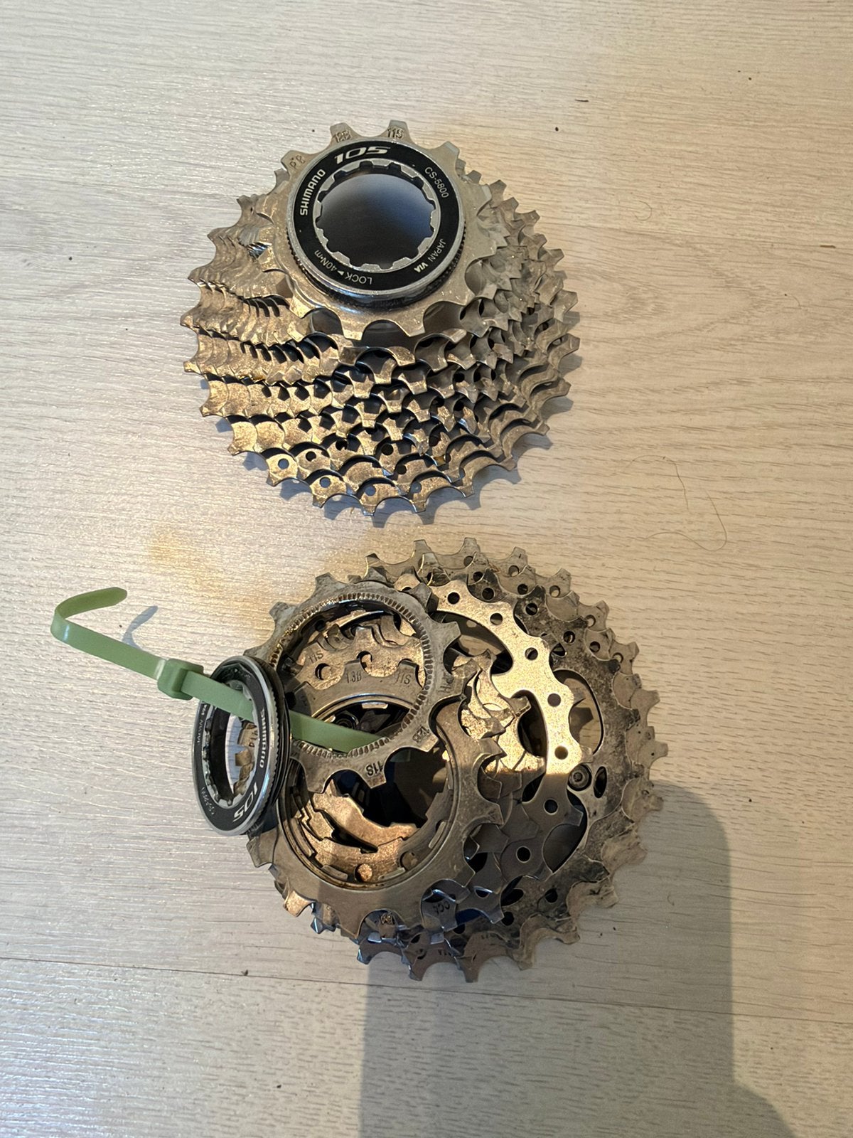Shimano 105 11-speed cassette’s, Ophalen, Zo goed als nieuw, Racefiets, Derailleur of Ketting