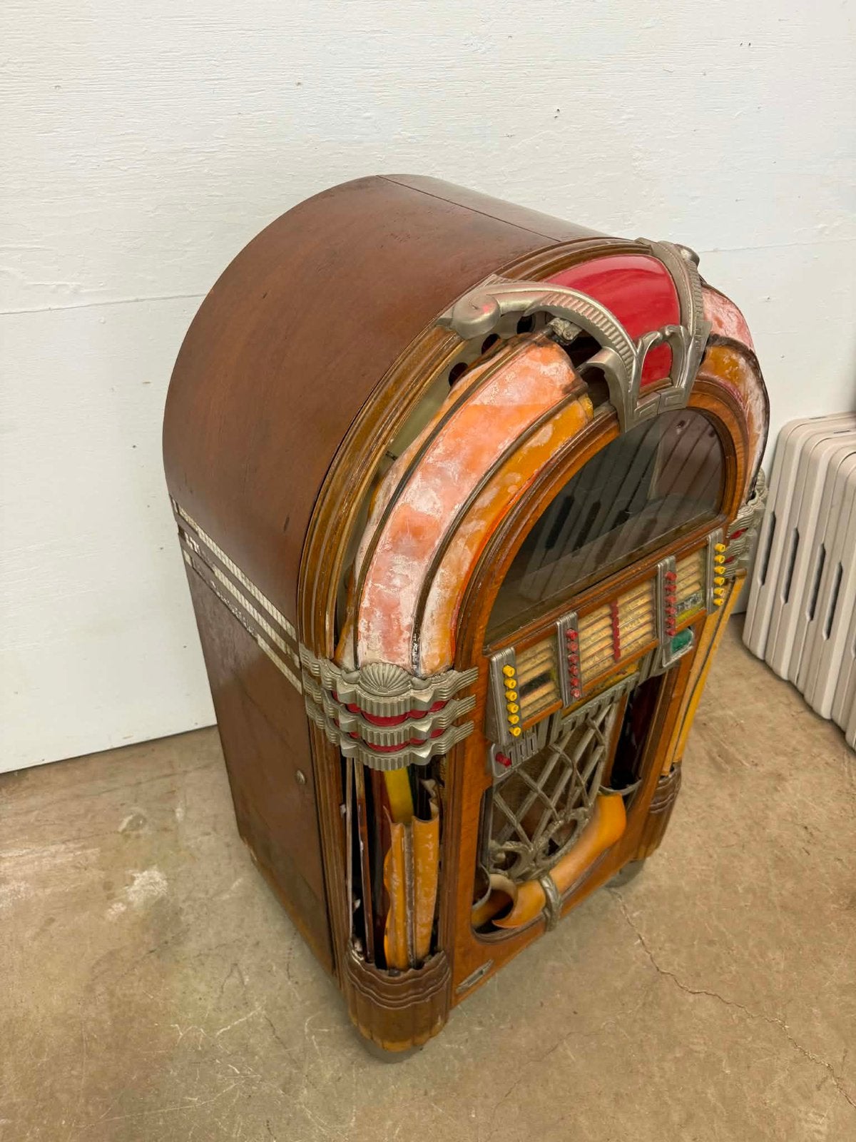PRE-SALE DEAL : originele WURLITZER model 1015 jukebox, Nl, 1950 tot 1960, Zo goed als nieuw, Wurlitzer