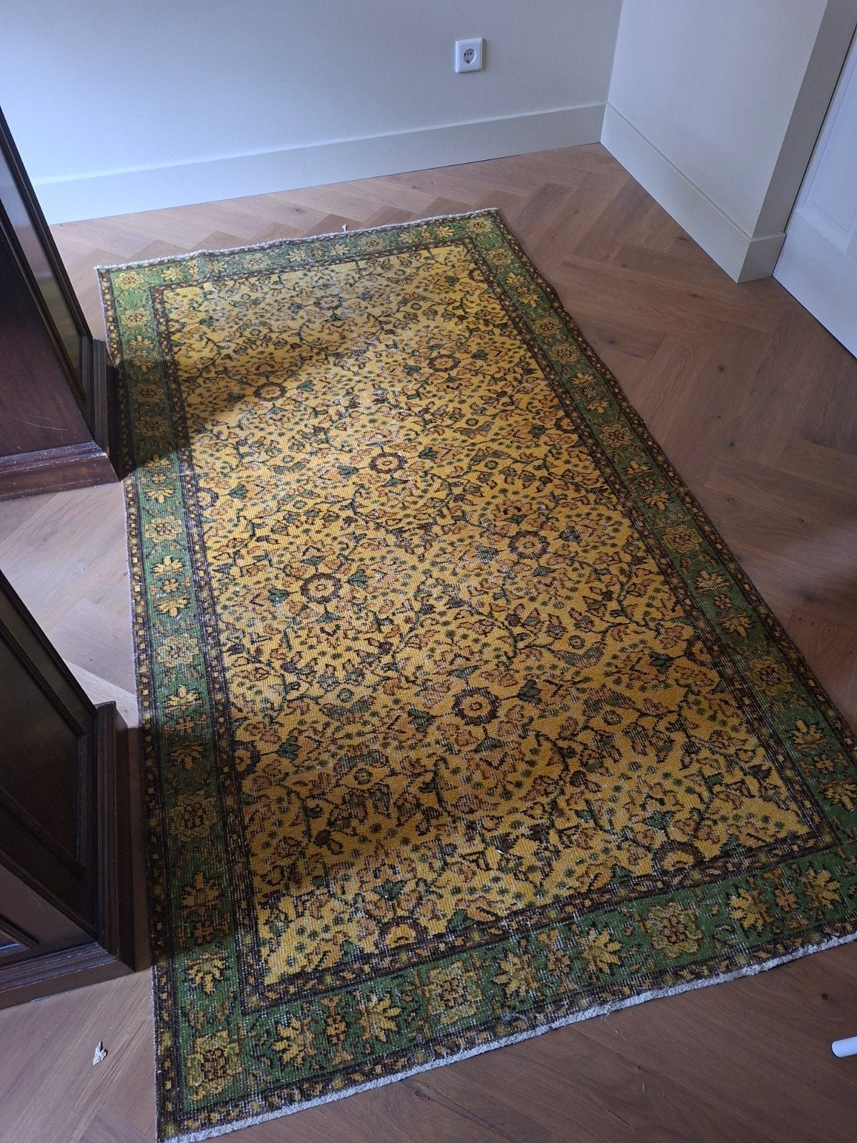 Tapijt Vintage, Ophalen of Verzenden, Rechthoekig, 200 cm of meer