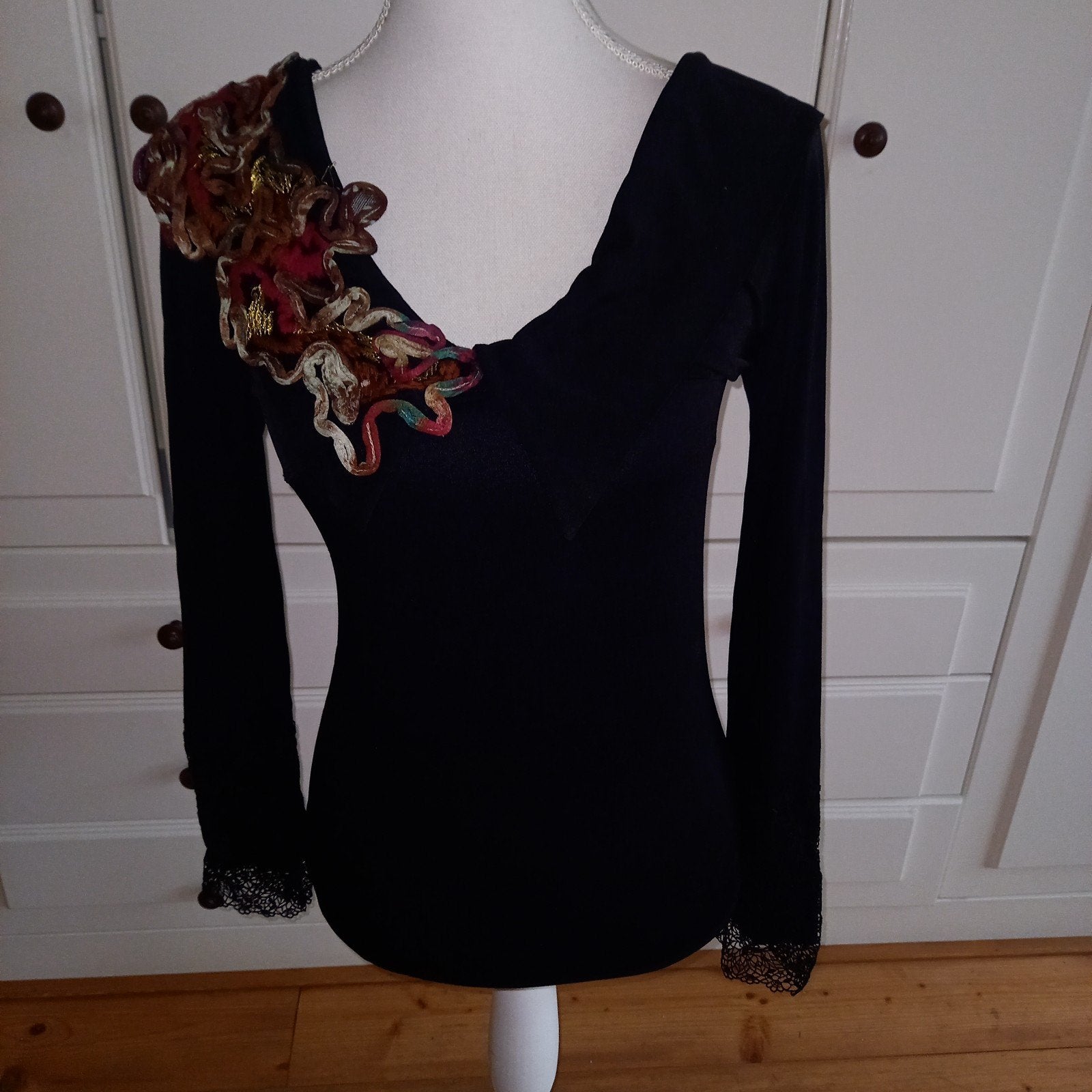 zgan save the queen M, Maat 38/40 (M), Verzenden, Zwart, Save the Queen