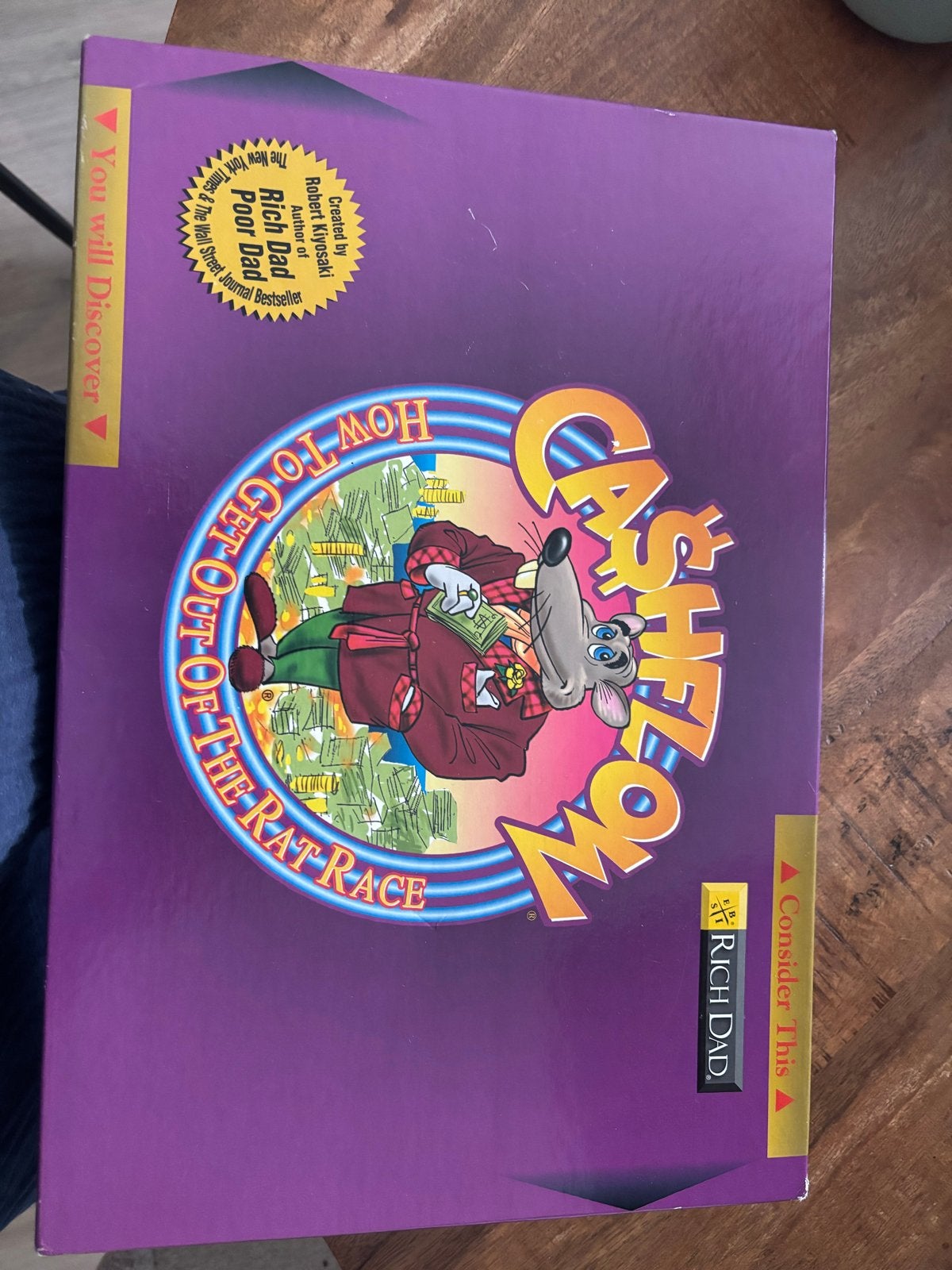 Cashflow spel - Zo goed als nieuw met nieuwe vellen, Drie of vier spelers, Ophalen, Zo goed als nieuw