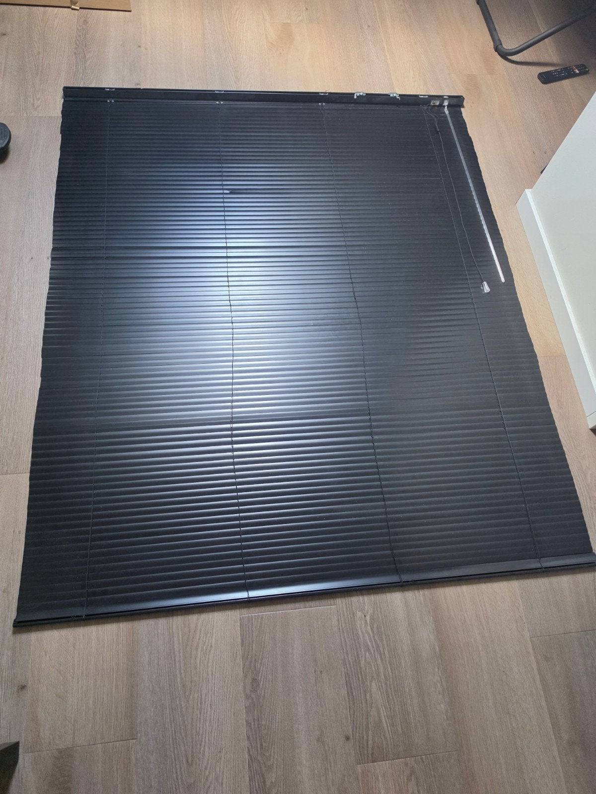 Zwart Jaloezie 140x160 cm, Ophalen, Jaloezie, Zwart, Zo goed als nieuw