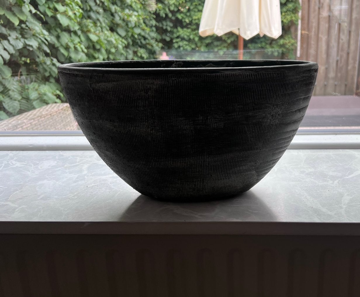 Ovale plantenbak van Intratuin, 35 cm br, Ophalen, Kunststof, Gebruikt, Balkon
