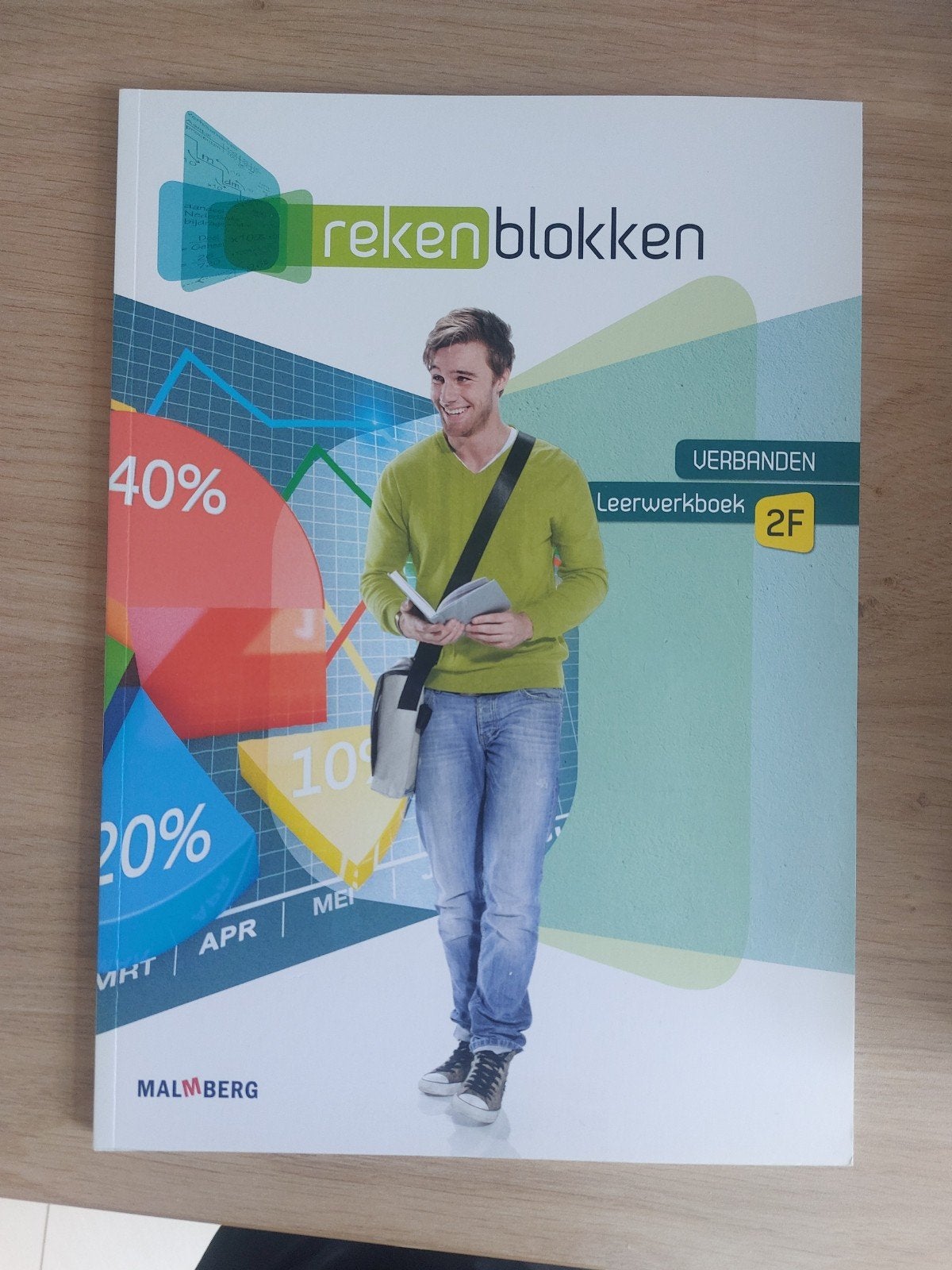 Rekenblokken Verbanden Leerwerkboek 2F - Malmberg, Ophalen, Beta, Zo goed als nieuw, MBO