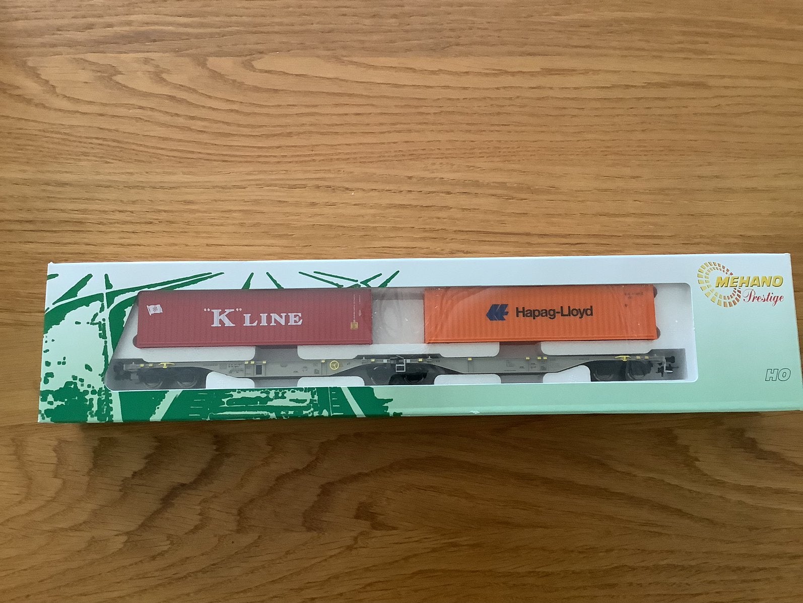 Mehano container wagon, Overige merken, Gelijkstroom, Wagon, Ophalen of Verzenden