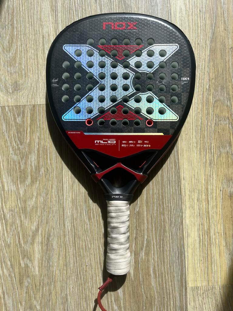 NOX ML10 Shotgun 18k padelracket, Ophalen of Verzenden, Gebruikt, Zwart