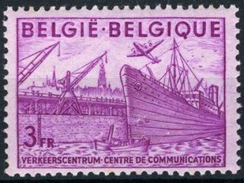 België 1948 - OBP 770 -  Verkeerscentrum, Frankeerzegel, Ophalen of Verzenden, Postfris, Postfris