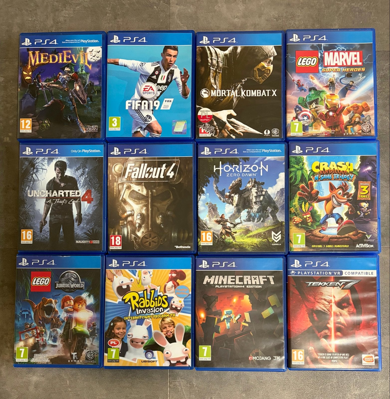 PlayStation 4: set van 12 games, Ophalen of Verzenden, Gebruikt, Overige genres