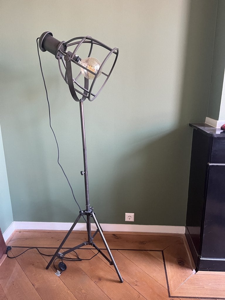 industriele lamp, Huis en Inrichting, Ophalen, 100 tot 150 cm, Zo goed als nieuw, Metaal