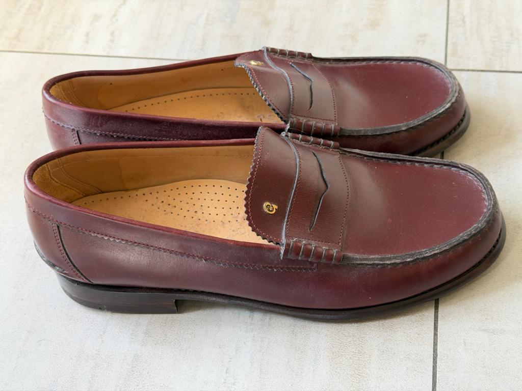 Heren mocassins - Greve 1898 - mt 10 - donkerbruin, Bruin, Ophalen of Verzenden, Zo goed als nieuw, Espadrilles of Moccasins