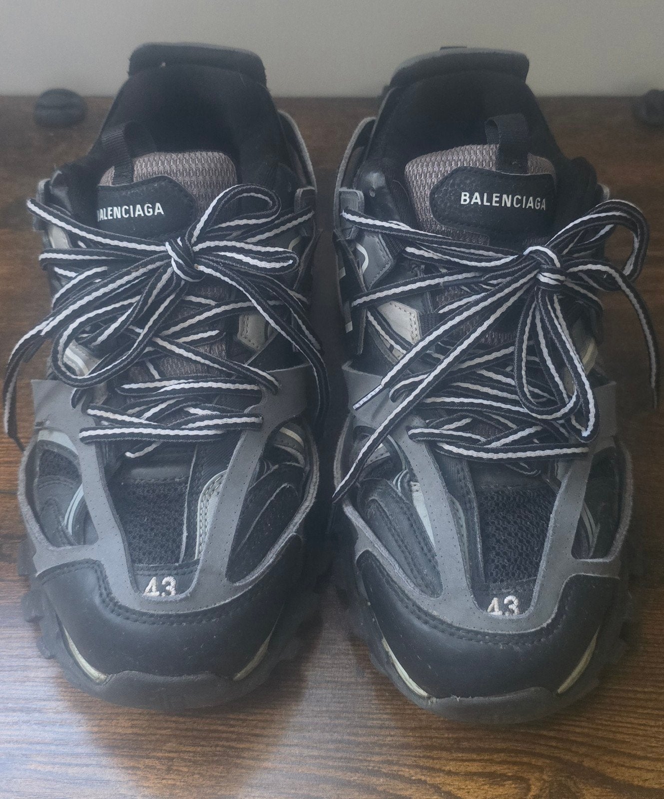 Balenciaga Track Sneakers Maat 44,5/Grijs, Zwart, Ophalen of Verzenden, Sneakers of Gympen, Gedragen