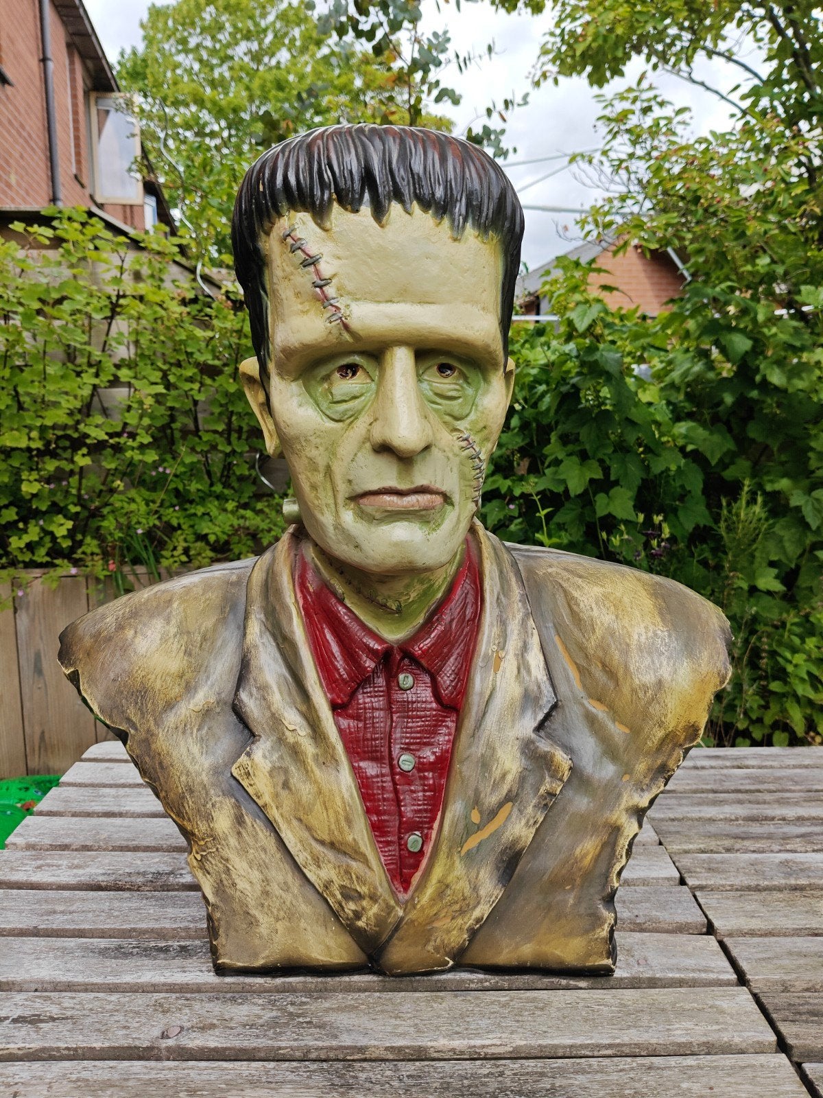 Frankenstein buste kunststof 56cm hoog (Skorpion), Ophalen of Verzenden