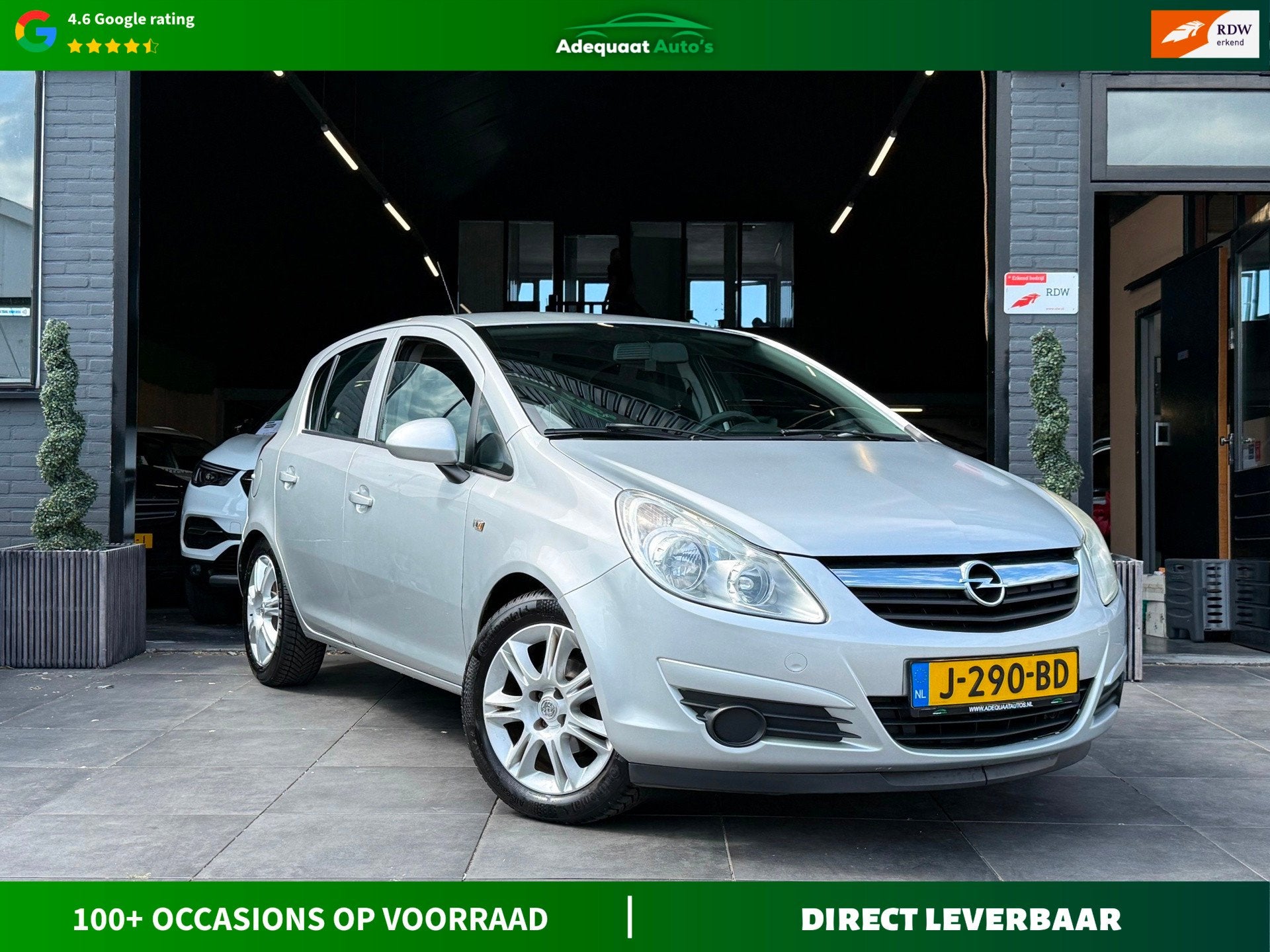 Opel Corsa 1.2-16V Selection|APK|Trekhaak|Airco|5 Deuren, Voorwielaandrijving, Stof, Gebruikt, 4 cilinders