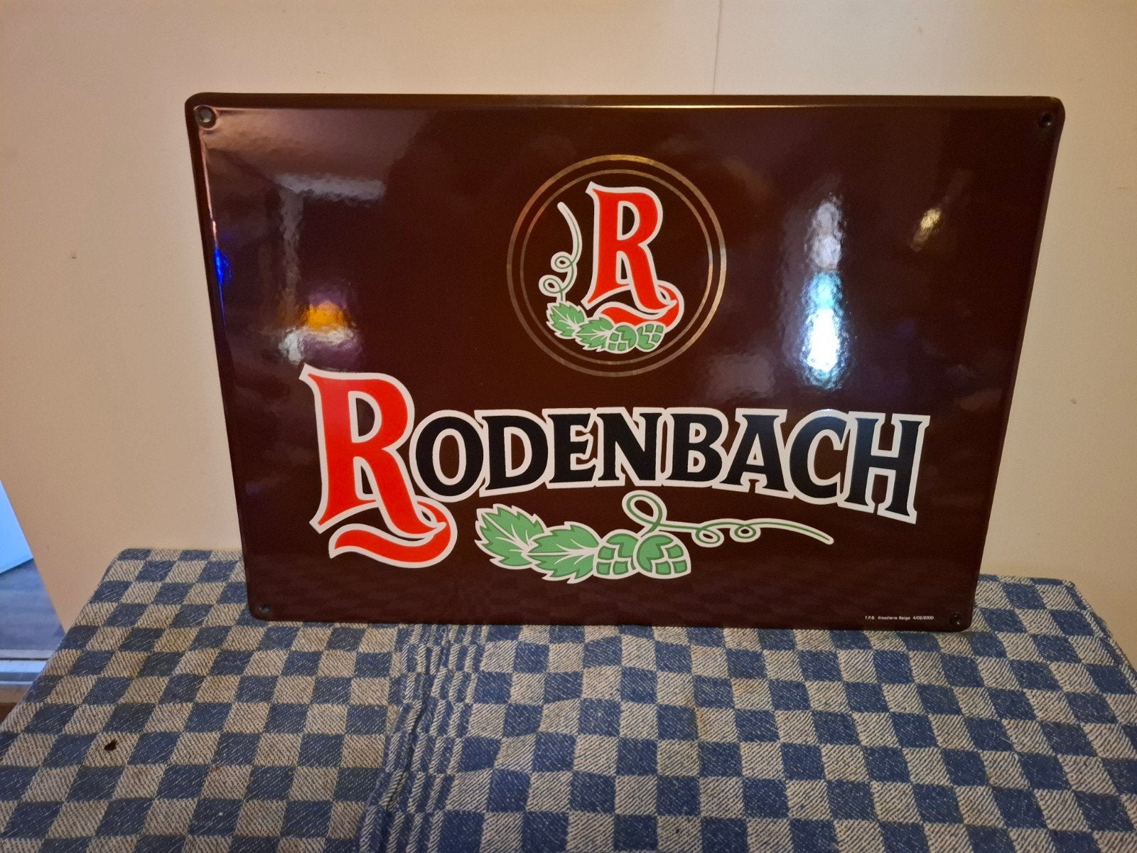 emaille bord, Verzamelen, Ophalen of Verzenden