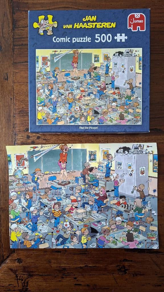 Puzzel Jan van Haasteren, Ophalen of Verzenden, 500 t/m 1500 stukjes, Zo goed als nieuw, Legpuzzel