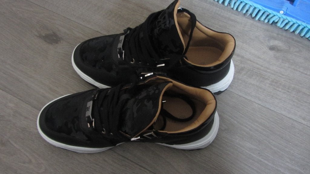 Benjamin Berner, Zwart, Ophalen of Verzenden, Sneakers of Gympen, Zo goed als nieuw