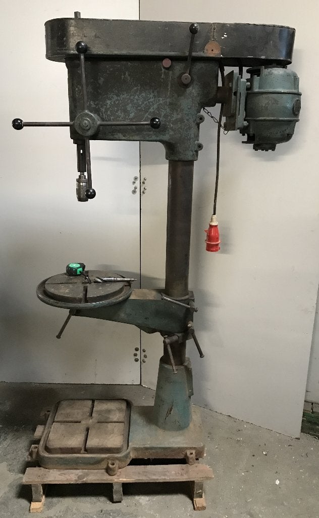 Kolomboormachine, zwaar model, 400 volt, 8 snelheden, Doe-het-zelf en Verbouw, Gereedschap | Boormachines, Ophalen, Gebruikt, 600 watt of meer