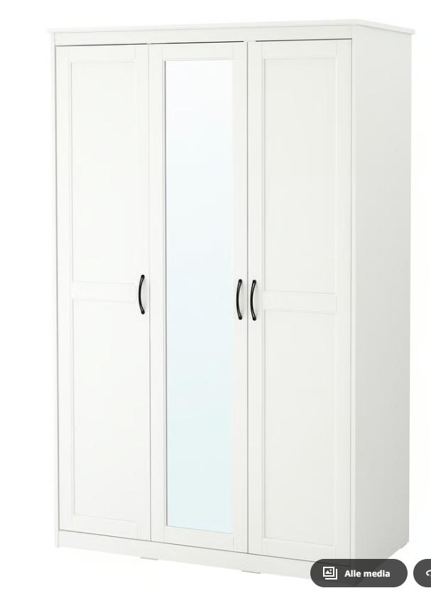 Kledding kast/Wardrobe (SONGESAND), Ophalen, Met deur(en), 100 tot 150 cm, Zo goed als nieuw