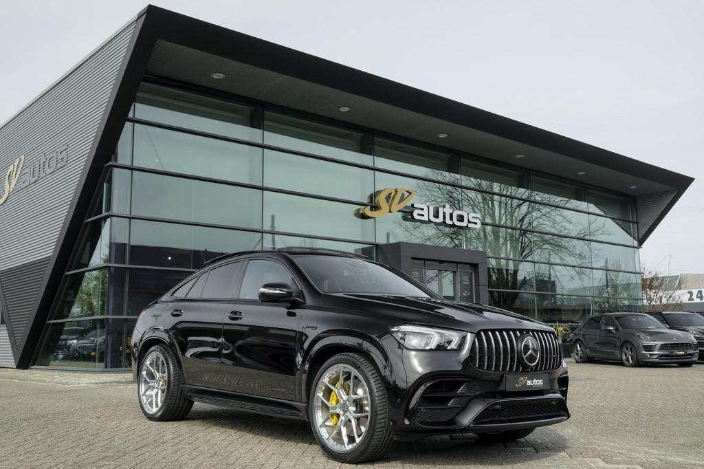 Mercedes-Benz GLE-klasse Coupé GLE63s AMG 612pk 4MATIC+ Pan, Auto's, Mercedes-Benz, Automaat, Gebruikt, Zwart, Leder