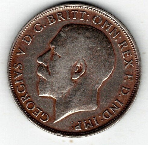 26-1758 Engeland florin 1920, Ophalen of Verzenden, Overige landen, Losse munt, Zilver