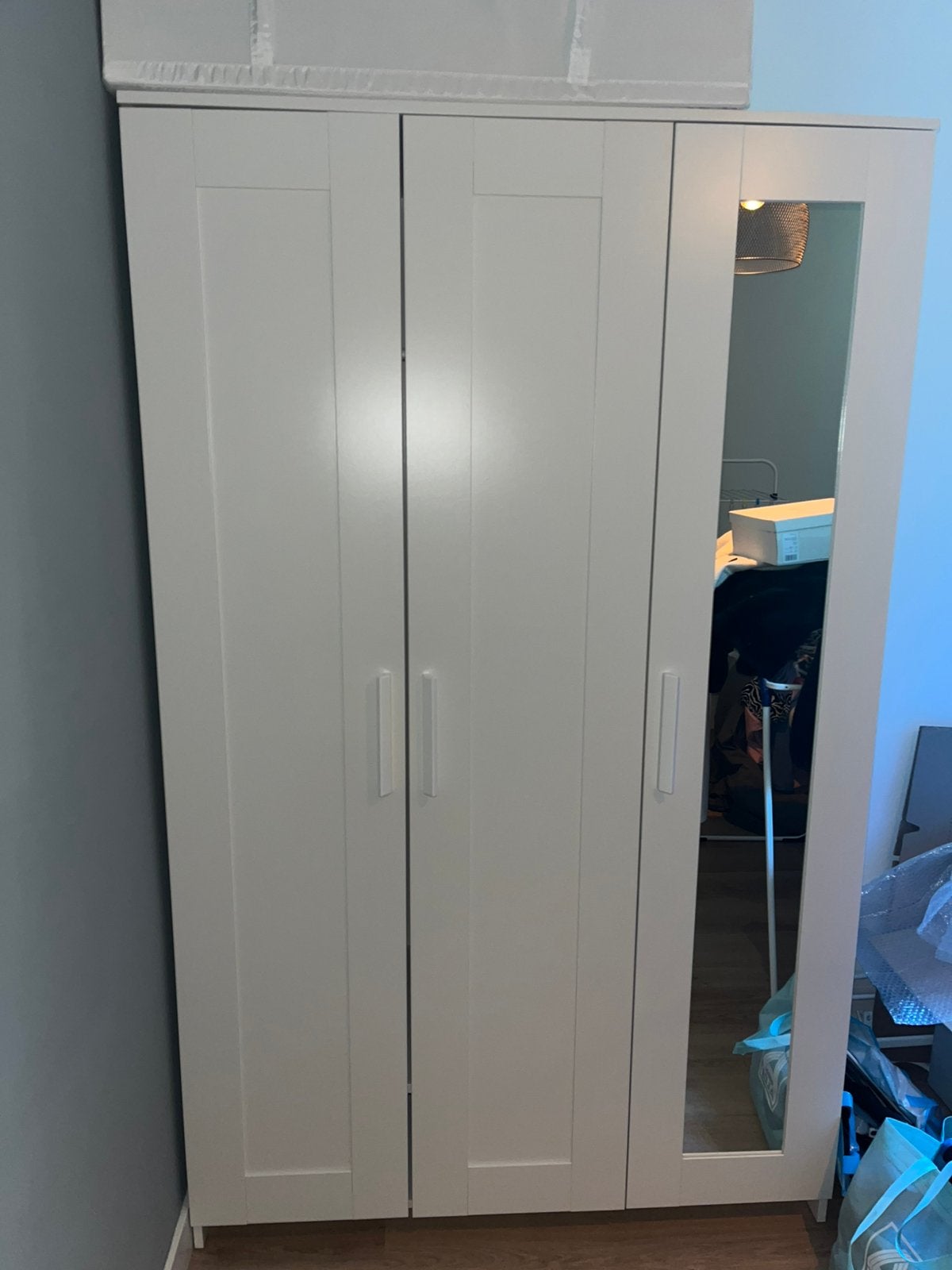 Ikea BRIMNES kledingkast te koop, Ophalen, Met deur(en), 100 tot 150 cm, Zo goed als nieuw