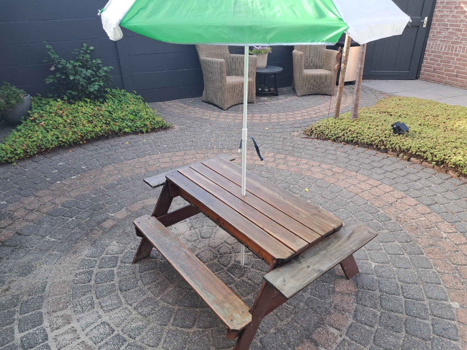 Kinderpicknicktafel water/zandtafel., Kinderen en Baby's, Ophalen, Gebruikt