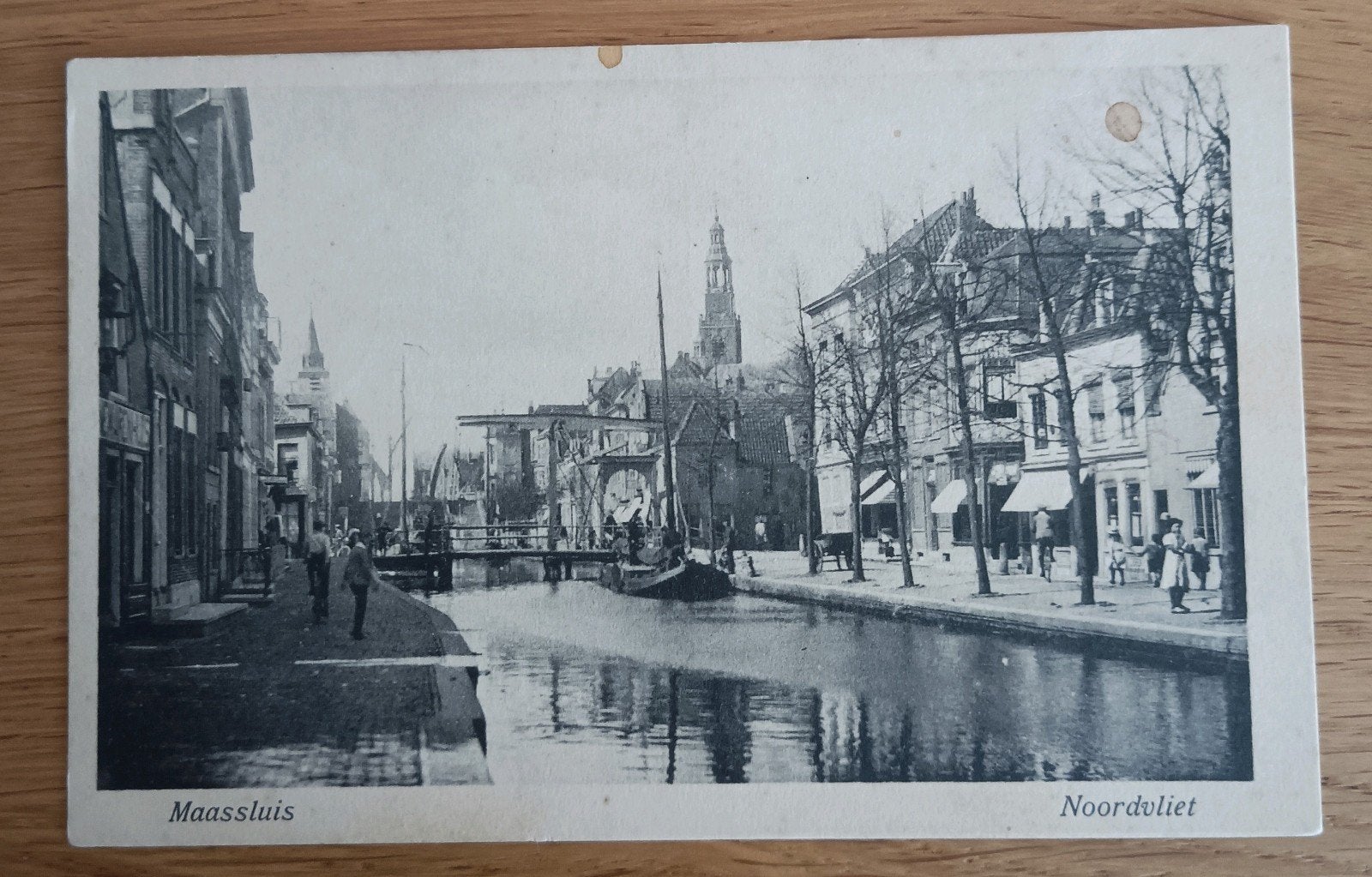 Ansichtkaart Maassluis Noordvliet, Ophalen of Verzenden, Voor 1920, Gelopen, Zuid-Holland