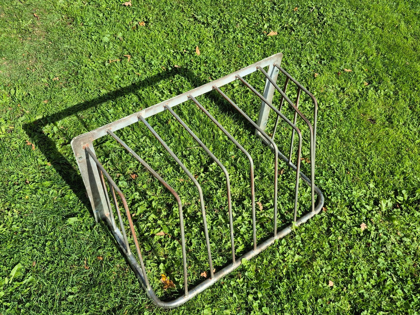 hooiruif paardenstal, Ophalen