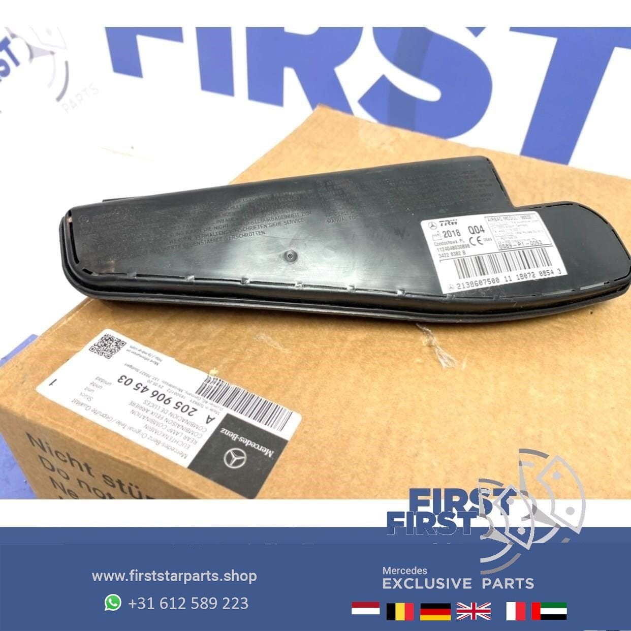W213 S213 STOELAIRBAG Mercedes E Klasse STOEL AIRBAG 2016-20, Gebruikt, -, Ophalen of Verzenden, -