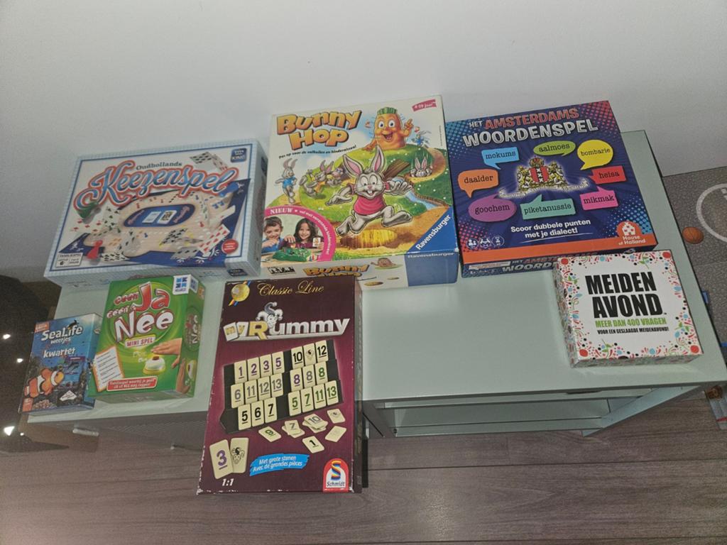 Diverse bordspellen en kaartspellen, Hobby en Vrije tijd, Gezelschapsspellen | Bordspellen, Vijf spelers of meer, Ophalen, Gebruikt