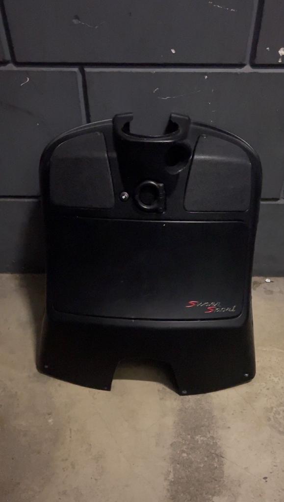 Vespa gts beenschild zwart mat, Ophalen of Verzenden