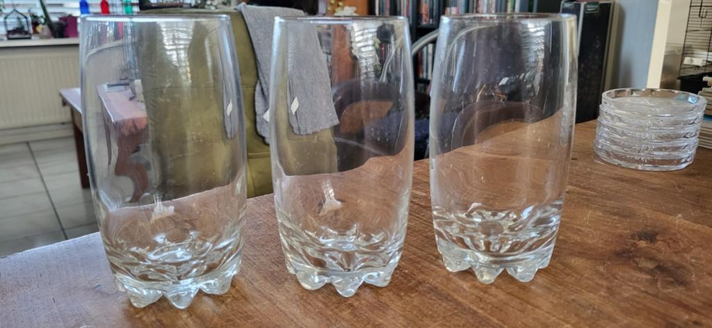 Prachtige set van 35 antieke kristallen glazen, Antiek en Kunst, Antiek | Glas en Kristal, Ophalen