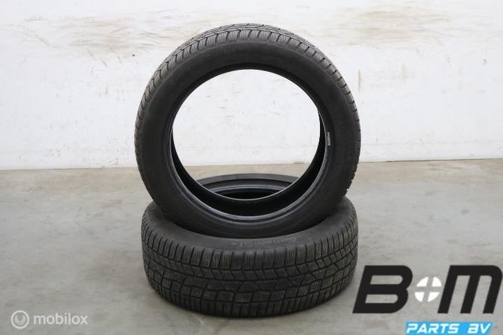 2 x 2255018 99H Conti WinterContact TS830P 5mm 225 50 18, 18 inch, Gebruikt, Winterbanden