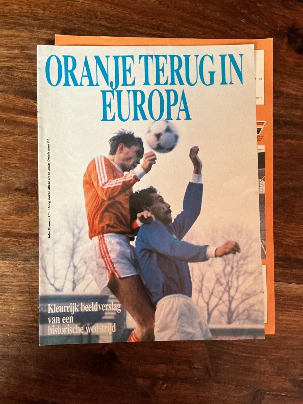 Voetbal artikel Nederland Cyprus december 1987  Van Basten, Ophalen of Verzenden, 1980 tot heden, Knipsel(s)